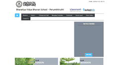Desktop Screenshot of bhavansschoolperumthiruthi.org